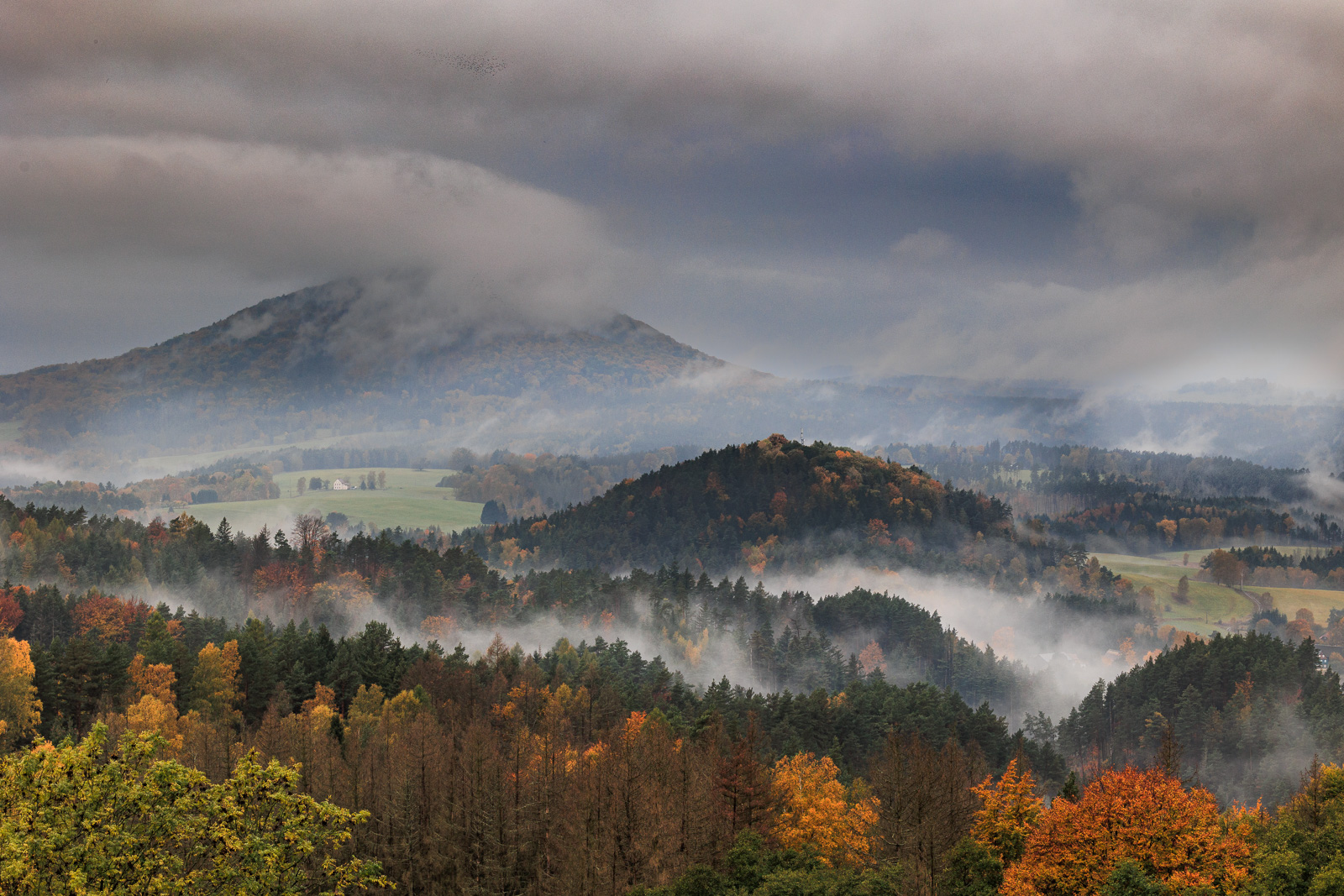 Sächsisch-Böhmische Schweiz im Herbst